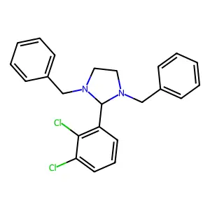 1,3-dibenzyl-2-(2,3-dichlorophenyl)imidazolidine structure