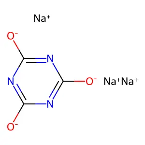 trisodium1,3,5-triazine-2,4,6-triolate structure