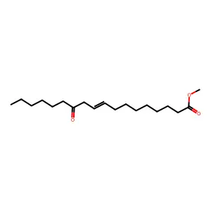 methyl 12-oxooctadec-9-enoate structure