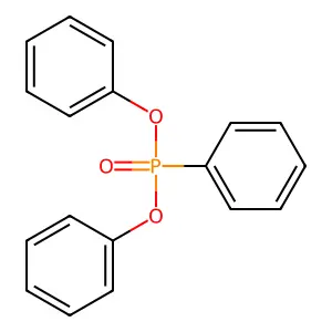 Diphenyl phenylphosphonate structure