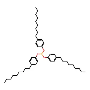 tris(4-nonylphenyl) phosphite structure