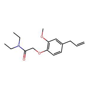 Acetamidoeugenol structure
