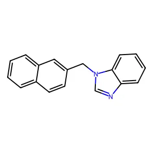 1-(2-naphthylmethyl)-1H-benzimidazole structure