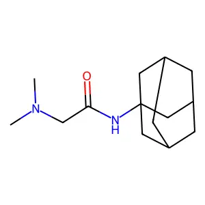 N-(1-adamantyl)-2-(dimethylamino)acetamide structure