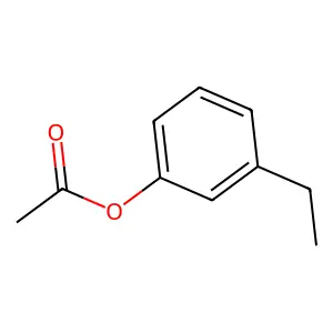(3-ethylphenyl) acetate structure