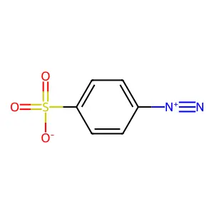 p-Diazobenzenesulfonic acid structure