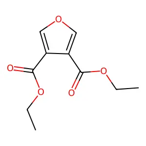 diethyl furan-3,4-dicarboxylate structure