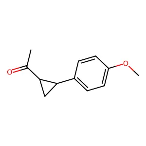 1-[(1S,2S)-2-(4-methoxyphenyl)cyclopropyl]ethanone structure