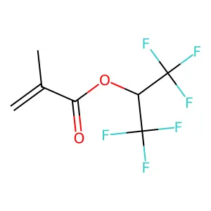 Hexafluoroisopropyl methacrylate structure