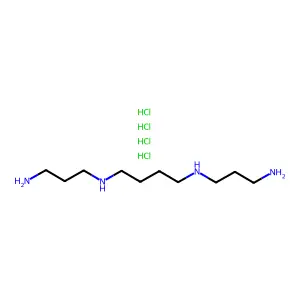 Spermine tetrahydrochloride structure