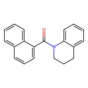 1-(1-Naphthoyl)-1,2,3,4-tetrahydroquinoline structure