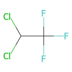 Compound C2HCl2F3 structure