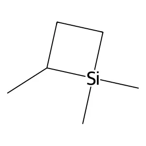 1,1,2-Trimethyl-1-silacyclobutane structure