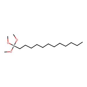 Dodecyltrimethoxysilane structure