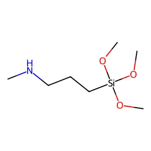 N-methyl-3-trimethoxysilylpropan-1-amine structure