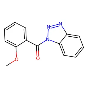 1-(2-methoxybenzoyl)-1H-1,2,3-benzotriazole structure