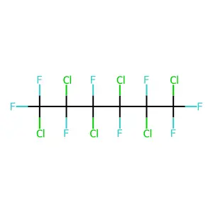 1,2,3,4,5,6-Hexachloro-1,1,2,3,4,5,6,6-octafluorohexane structure