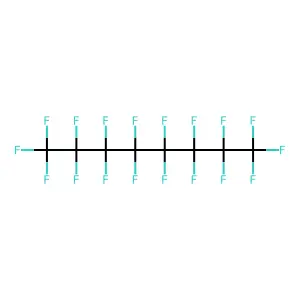 Perfluorooctane structure