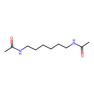 N-(6-acetamidohexyl)acetamide structure