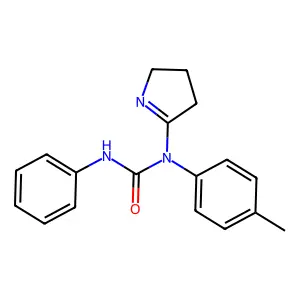 1-(3,4-dihydro-2H-pyrrol-5-yl)-1-(4-methylphenyl)-3-phenylurea structure