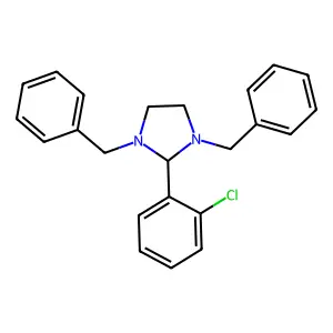 1,3-dibenzyl-2-(2-chlorophenyl)imidazolidine structure