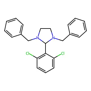 1,3-dibenzyl-2-(2,6-dichlorophenyl)imidazolidine structure