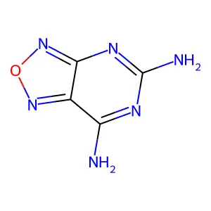 [1,2,5]Oxadiazolo[3,4-d]pyrimidine-5,7-diamine structure