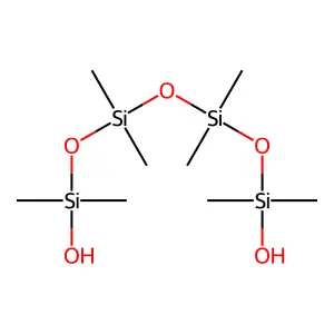hydroxy-[[[hydroxy(dimethyl)silyl]oxy-dimethylsilyl]oxy-dimethylsilyl]oxy-dimethylsilane structure