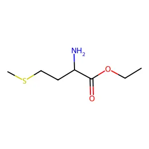 ethyl (2S)-2-amino-4-methylsulfanylbutanoate structure