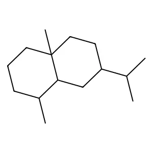 5,8a-dimethyl-3-propan-2-yl-2,3,4,4a,5,6,7,8-octahydro-1H-naphthalene structure