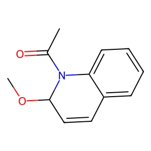 1-(2-methoxy-2H-quinolin-1-yl)ethanone structure