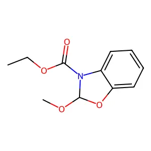 ethyl 2-methoxy-2H-1,3-benzoxazole-3-carboxylate structure