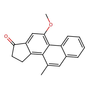 11-methoxy-7-methyl-15,16-dihydrocyclopenta[a]phenanthren-17-one structure