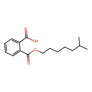 1,2-Benzenedicarboxylic acid, monoisooctyl ester structure