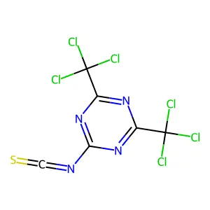 Compound C6Cl6N4S structure