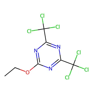 Compound C7H5Cl6N3O structure