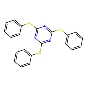 Compound C21H15N3S3 structure