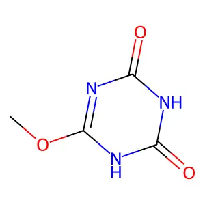 6-methoxy-1H-1,3,5-triazine-2,4-dione structure