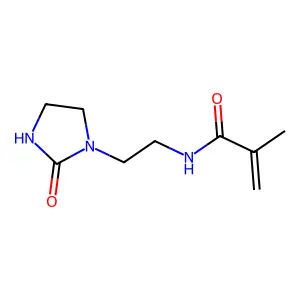2-methyl-N-[2-(2-oxoimidazolidin-1-yl)ethyl]prop-2-enamide structure