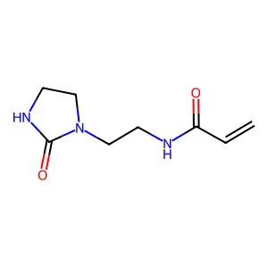 n-[2-(2-oxoimidazolidin-1-yl)ethyl]acrylamide structure
