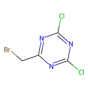 Compound C4H2BrCl2N3 structure