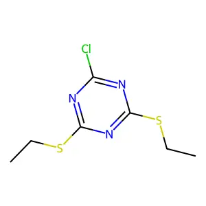 Compound C7H10ClN3S2 structure