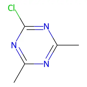 2-chloro-4,6-dimethyl-1,3,5-triazine structure
