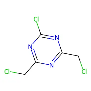Compound C5H4Cl3N3 structure
