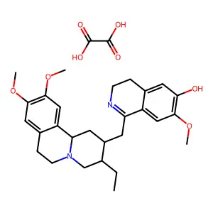 Psychotrine dihydrogen oxalate structure