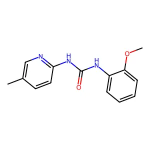 1-(2-methoxyphenyl)-3-(5-methylpyridin-2-yl)urea structure
