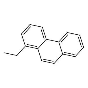 Phenanthrene, ethyl- structure