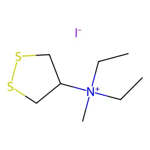 dithiolan-4-yl-diethyl-methylazanium iodide structure