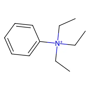 Triethylphenylammonium structure