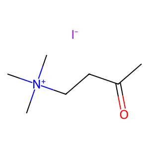 trimethyl(3-oxobutyl)azanium iodide structure